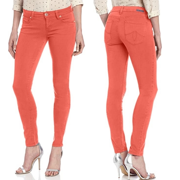 Anthropologie Denim - ANTHRO Level 99 Liza Skinny jeans coral sz 25